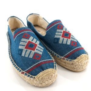 Soludos Embroidered Platform Smoking Slipper